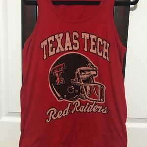 Texas tech tank top
